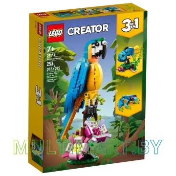 Конструктор LEGO Creator 31136 Экзотический попугай